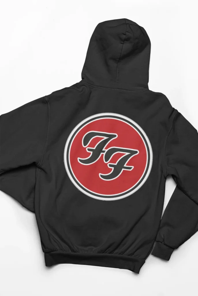 original art foo fighters hoodie featuring art from rock band foo fighters authentic ff merch store 2026