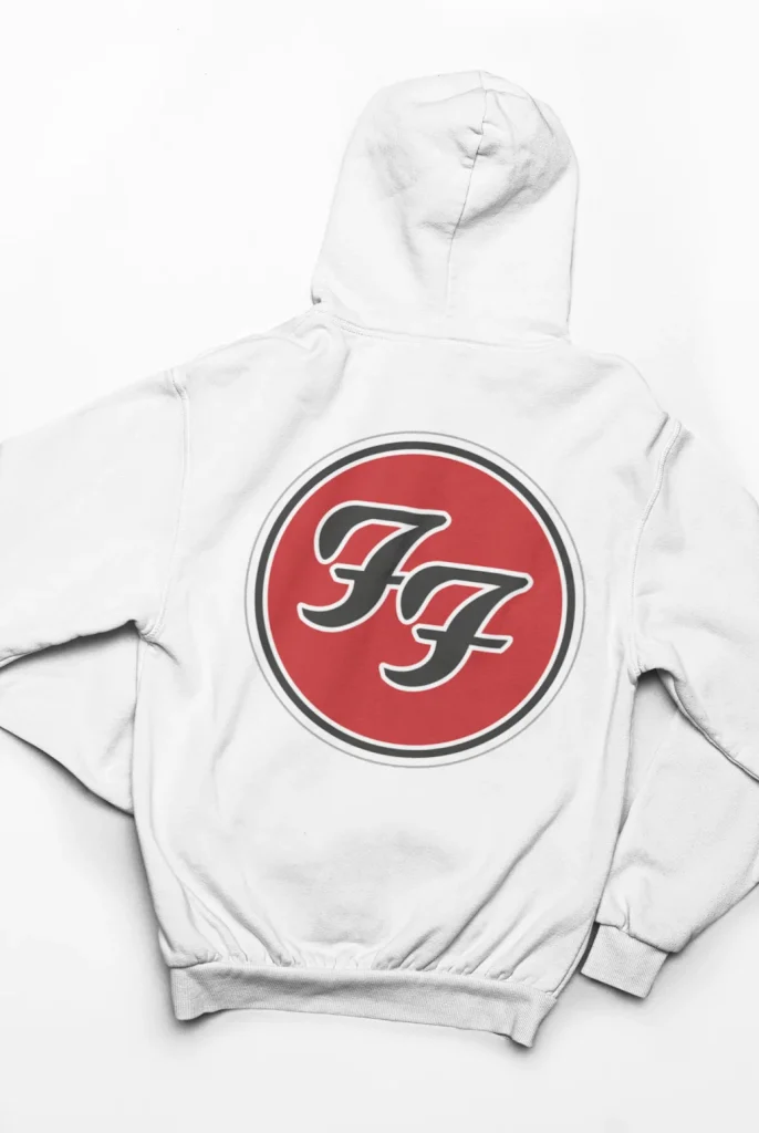 original art foo fighters hoodie featuring art from rock band foo fighters authentic ff merch store 2026