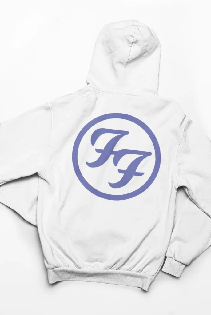 original art foo fighters hoodie featuring art from rock band foo fighters authentic ff merch store 2026