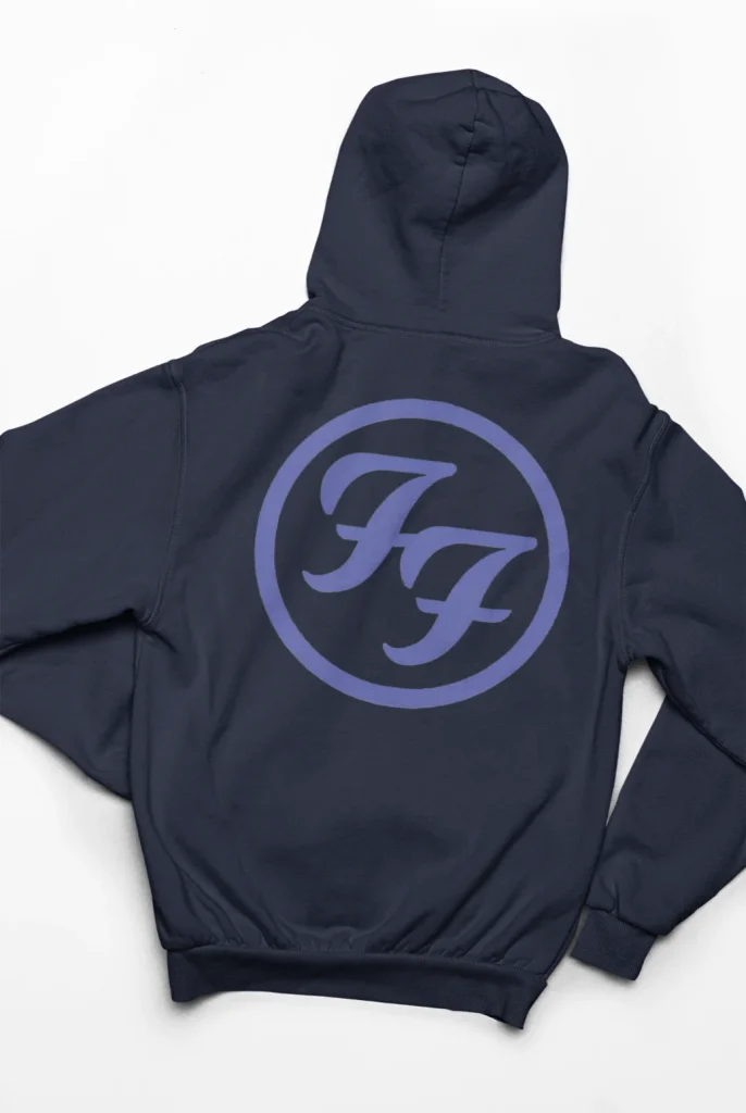 original art foo fighters hoodie featuring art from rock band foo fighters authentic ff merch store 2026