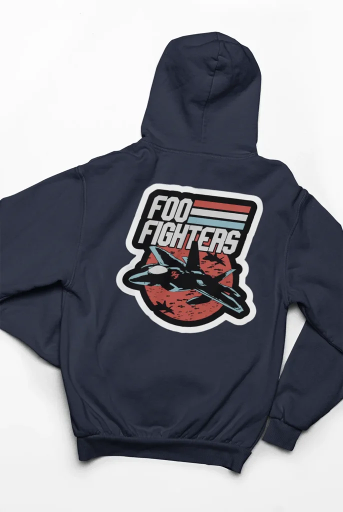 original art foo fighters hoodie featuring art from rock band foo fighters authentic ff merch store 2026