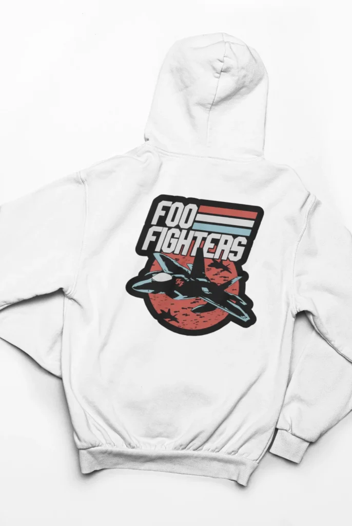 original art foo fighters hoodie featuring art from rock band foo fighters authentic ff merch store 2026