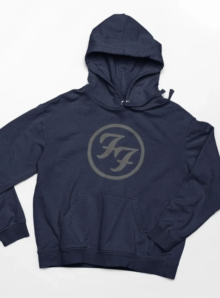 original art foo fighters hoodie featuring art from rock band foo fighters authentic ff merch store 2026