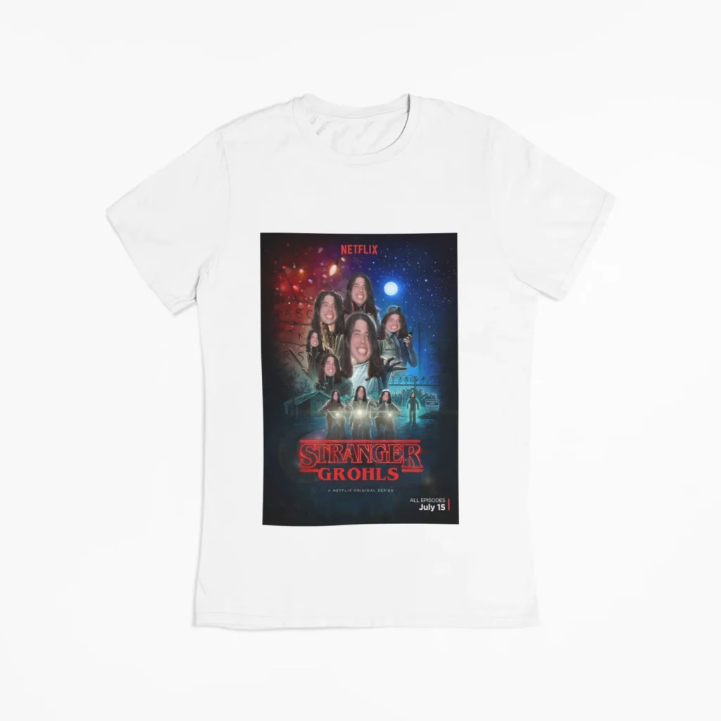 original art foo fighters t-shirt unisex featuring art from rock band foo fighters authentic ff merch store 2026