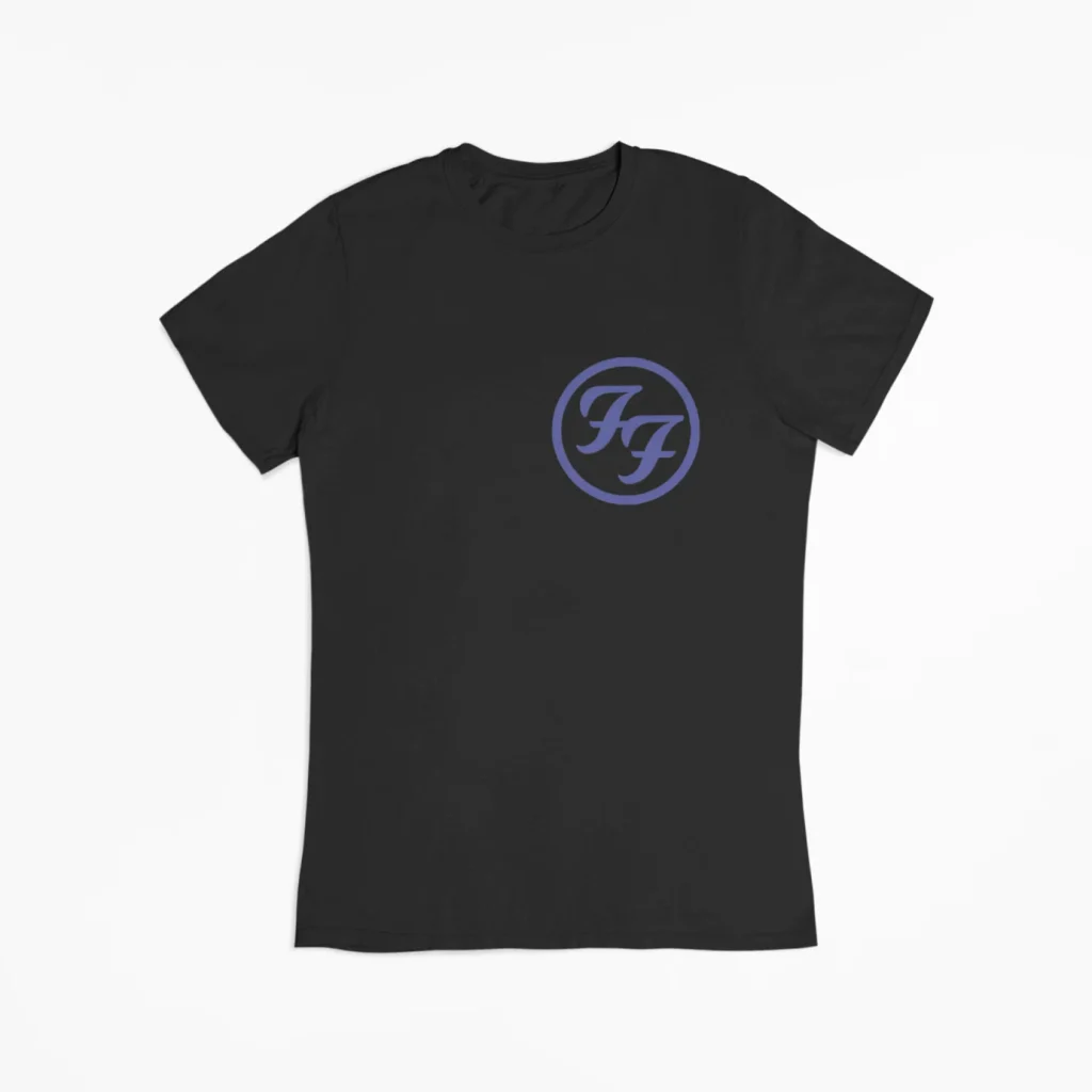 unisex foo fighters t-shirt unisex featuring art from rock band foo fighters authentic ff merch store 2026