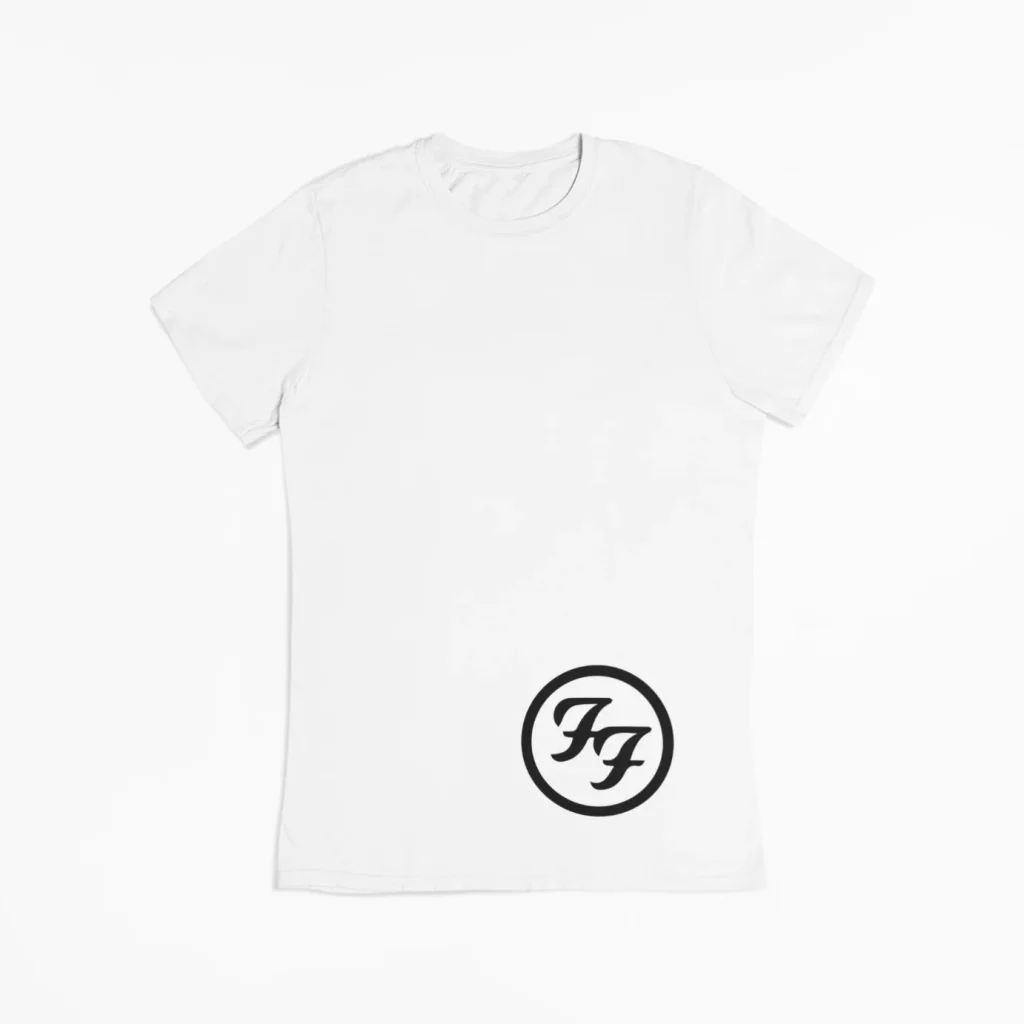 unisex foo fighters t-shirt unisex featuring art from rock band foo fighters authentic ff merch store 2026