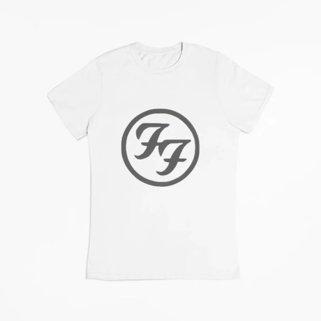 unisex foo fighters t-shirt unisex featuring art from rock band foo fighters authentic ff merch store 2026