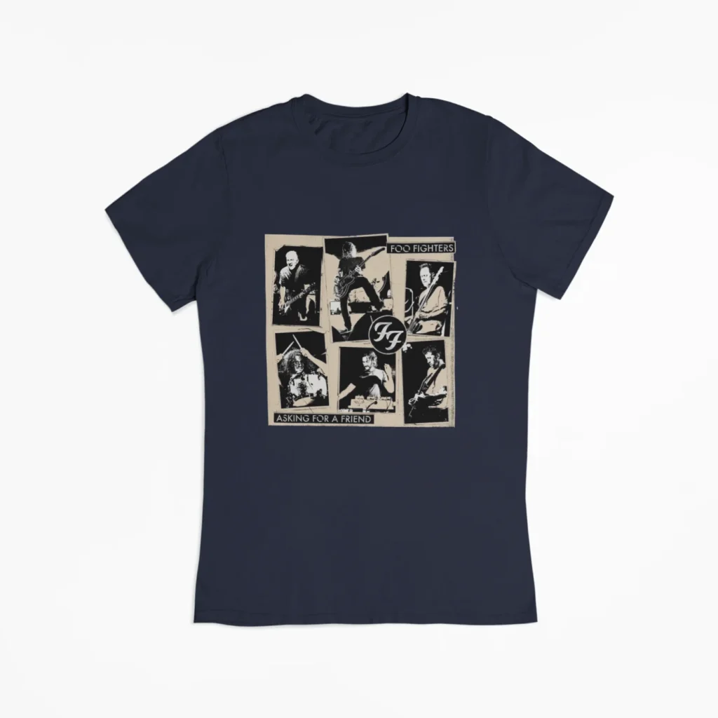 unisex foo fighters t-shirt unisex featuring art from rock band foo fighters authentic ff merch store 2026