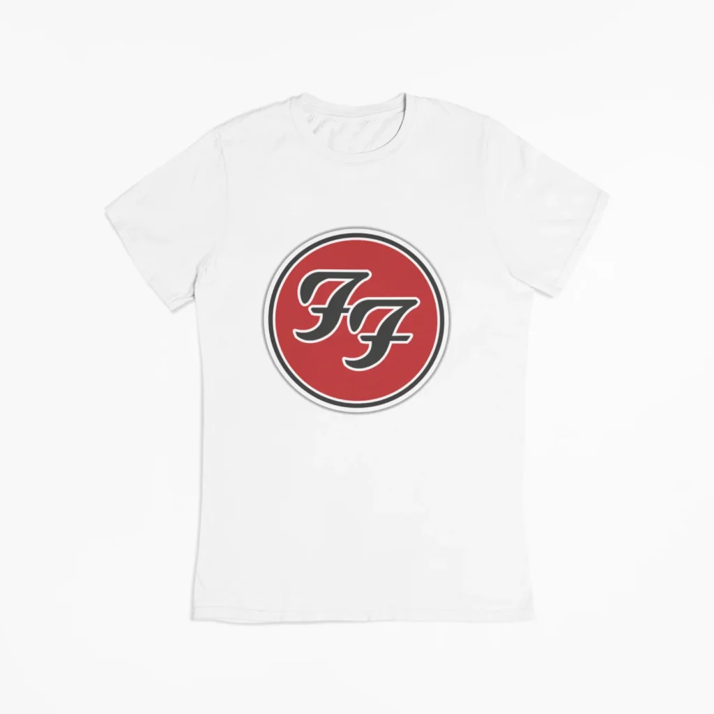 unisex foo fighters t-shirt unisex featuring art from rock band foo fighters authentic ff merch store 2026