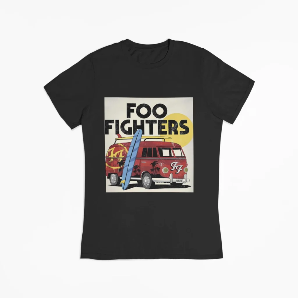 original art foo fighters t-shirt unisex featuring art from rock band foo fighters authentic ff merch store 2026
