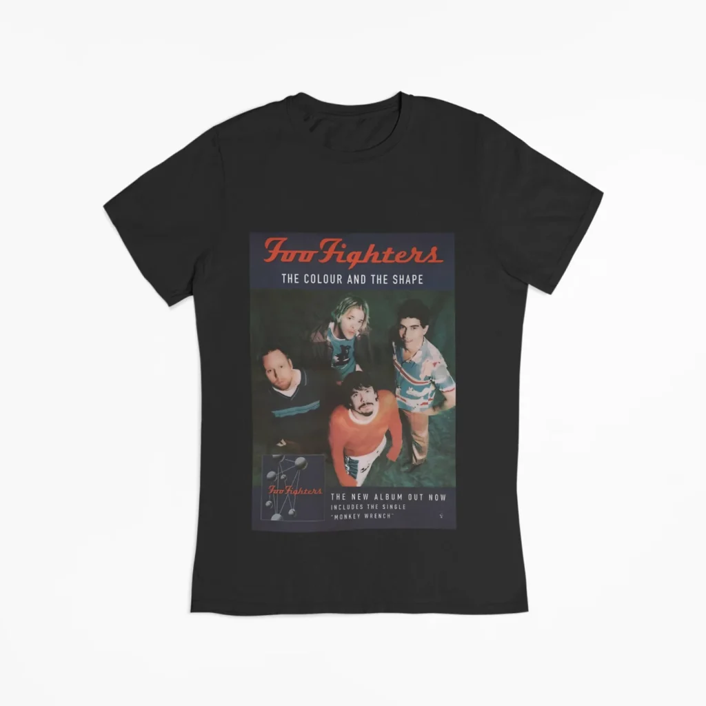 original art foo fighters t-shirt unisex featuring art from rock band foo fighters authentic ff merch store 2026