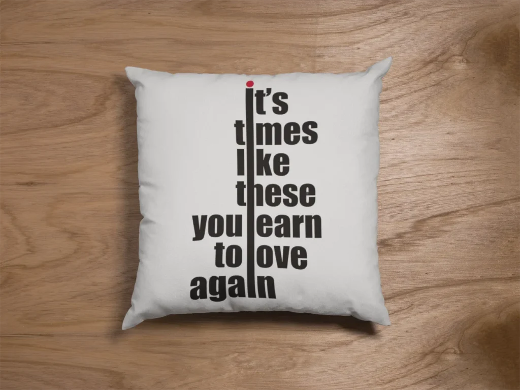 pillowcase showing foo fighters design merch store 2026 authentic